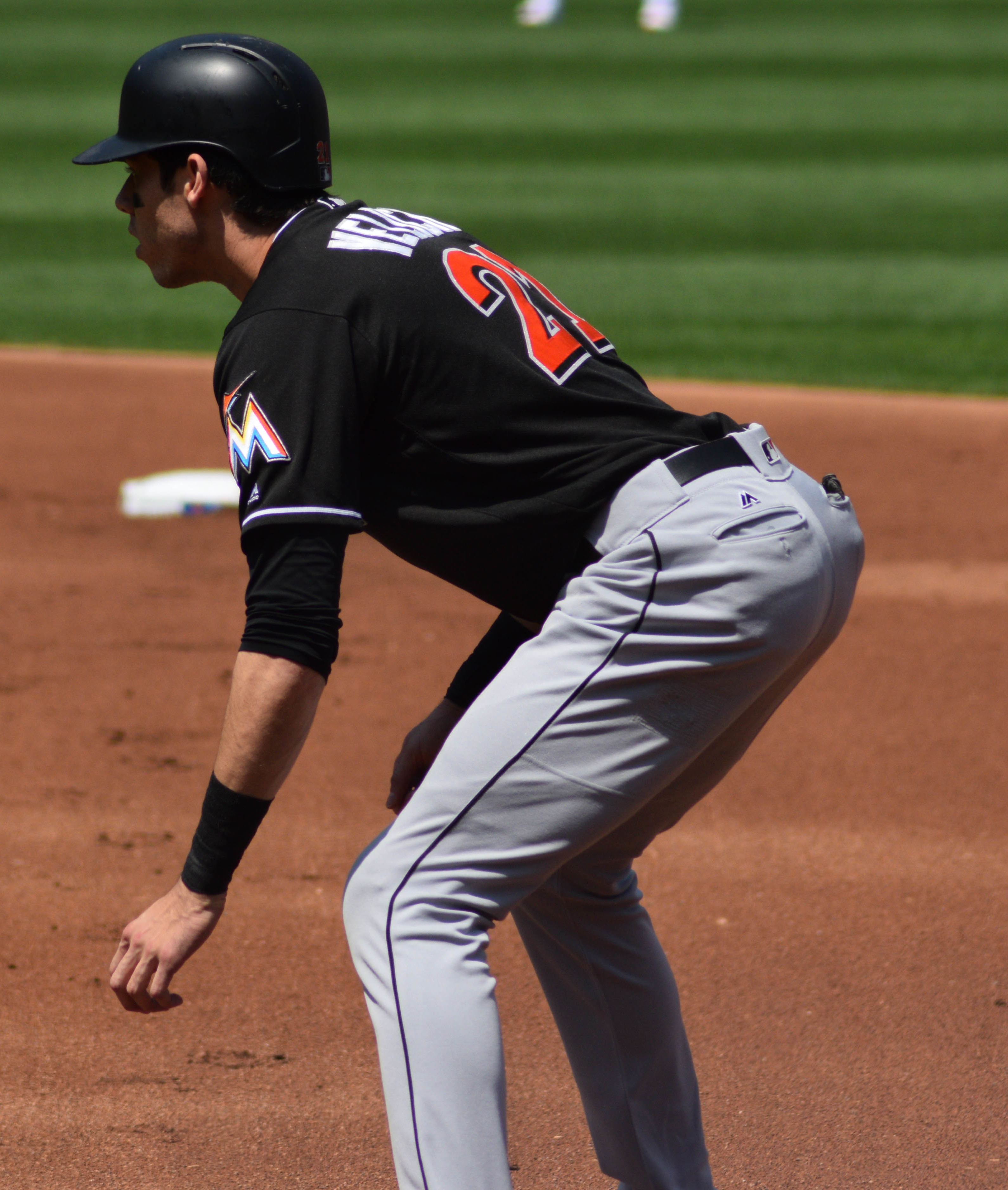 haircut?  Christian yelich, Hot baseball guys, Men in uniform