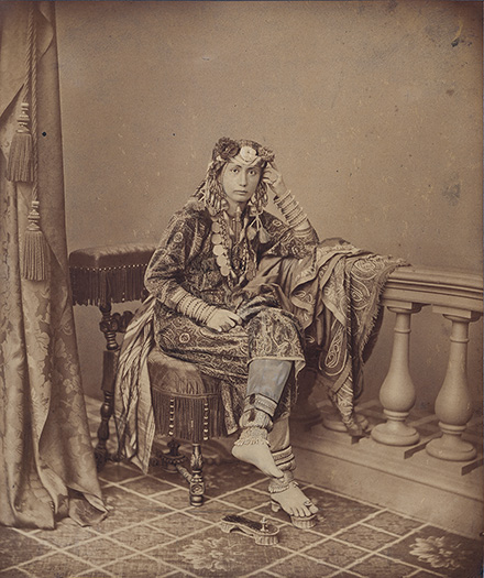 Emily Ruete in traditional clothes as Princess of Zanzibar