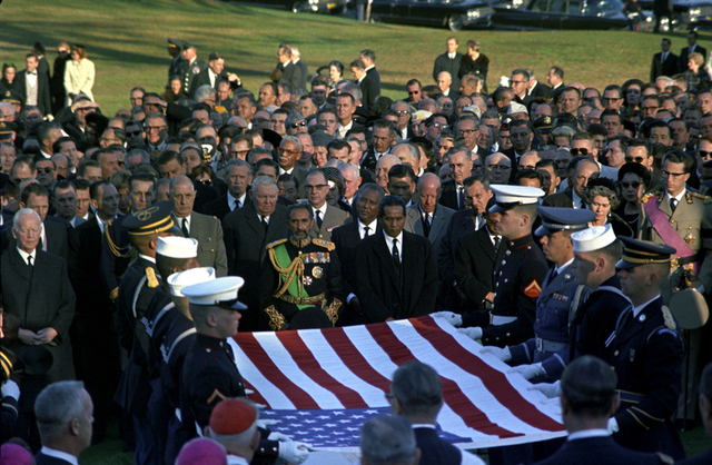 File:Haile-Selassie attending JFK's funeral.jpg