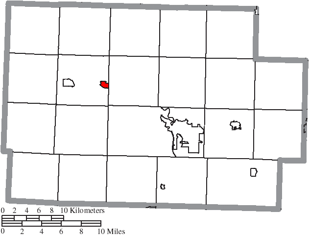 File:Map of Coshocton County Ohio Highlighting Warsaw Village.png