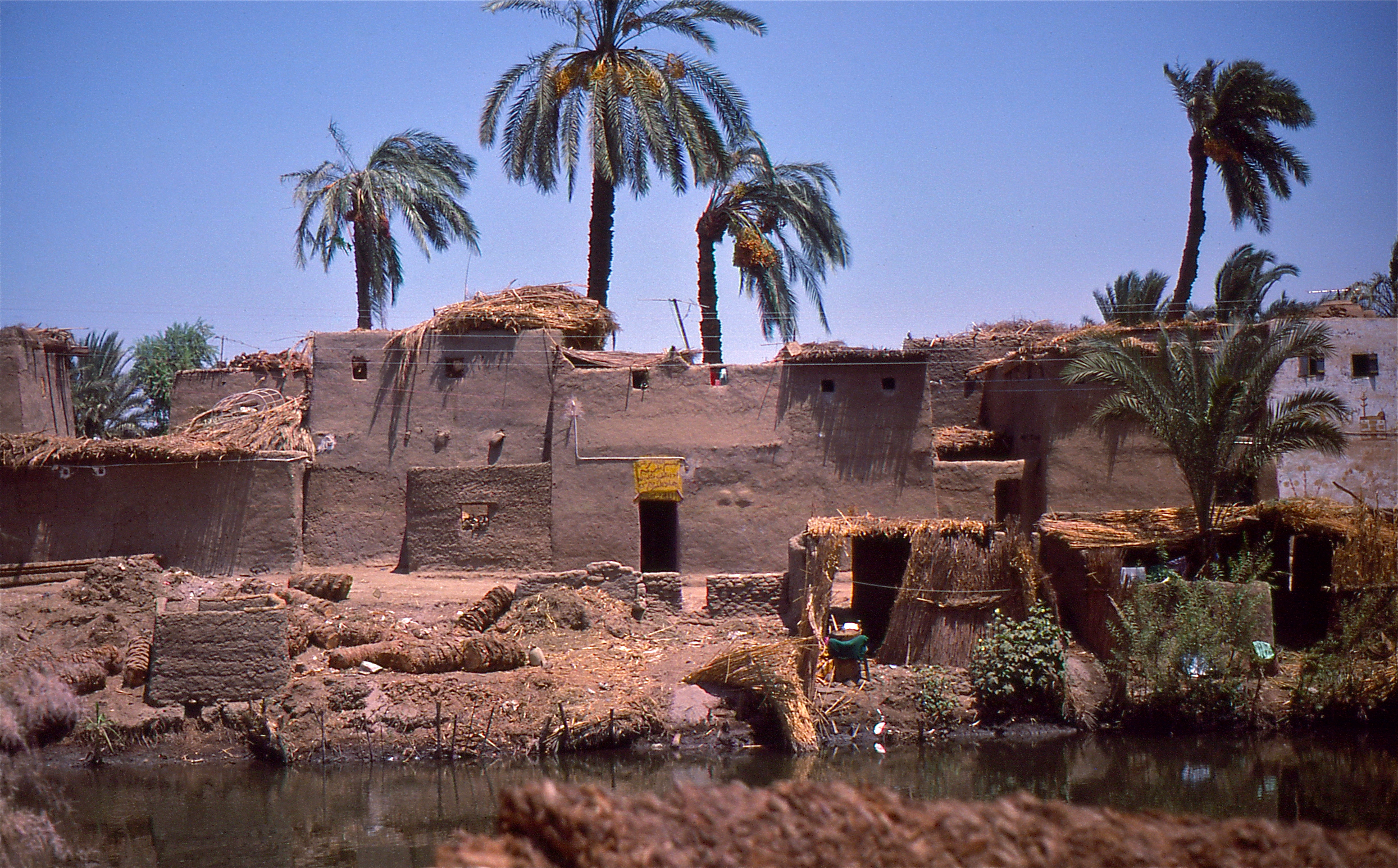 ancient mud brick houses