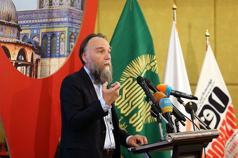 Aleksandr Dugin, inspiración ideológica de Putin. Autor: Nima Najafzadeh, 12/05/2018. Fuente: Tasnim News Agency (CC BY 4.0)