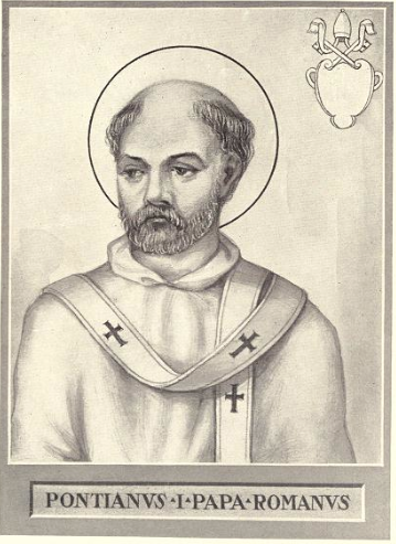 Pope Pontian, elected this year PopePontian.png