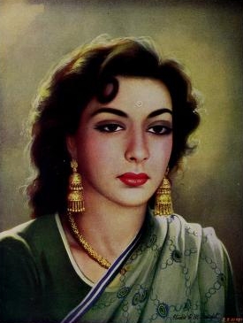 Portrait of Nargis from Jan Pahechan