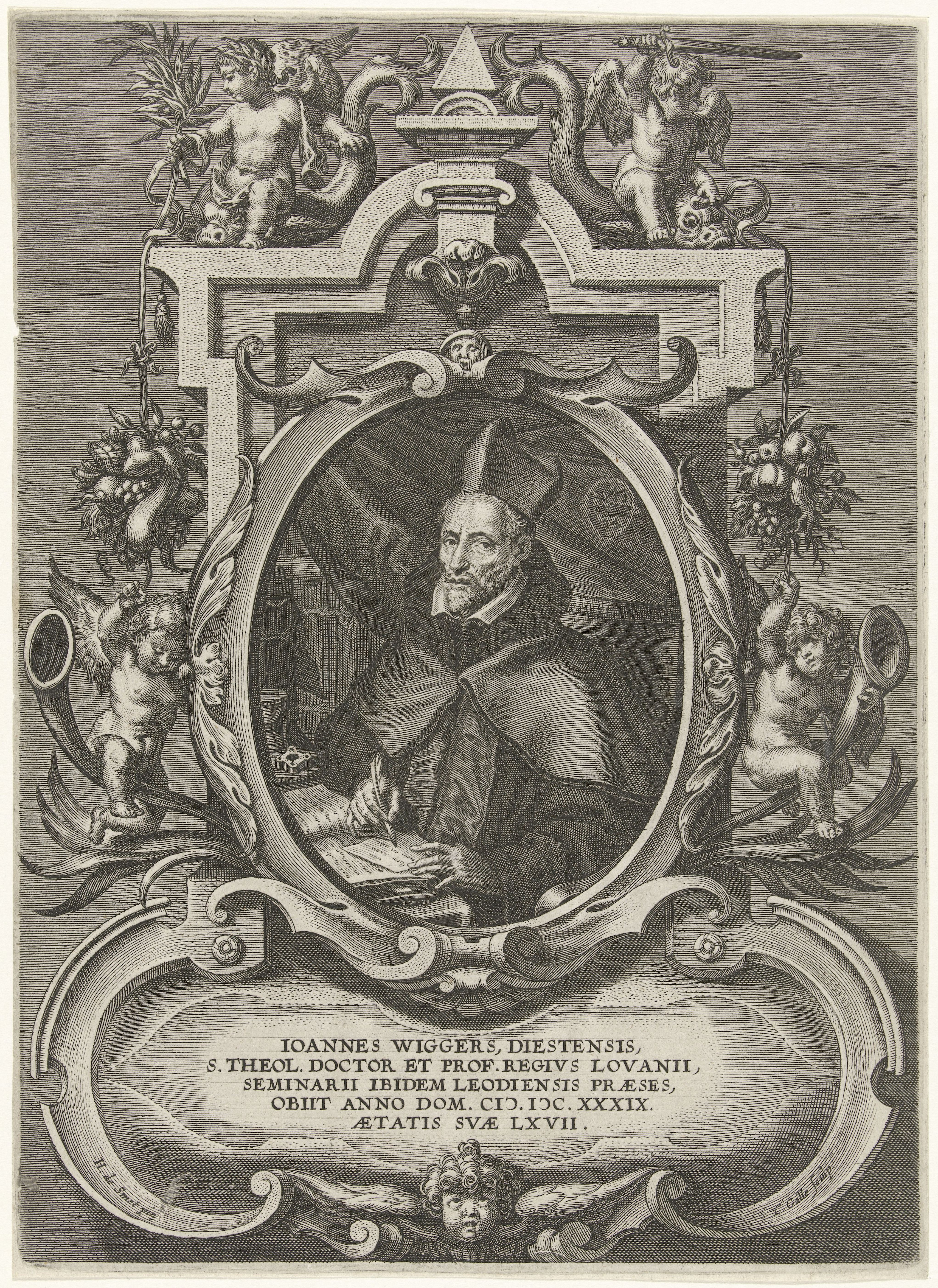 Portrait engraved by [[Cornelis Galle the Younger]]