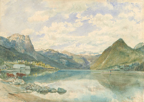 File:Rudolf von Alt Gebirgslandschaft mit dem Grundlsee.jpg