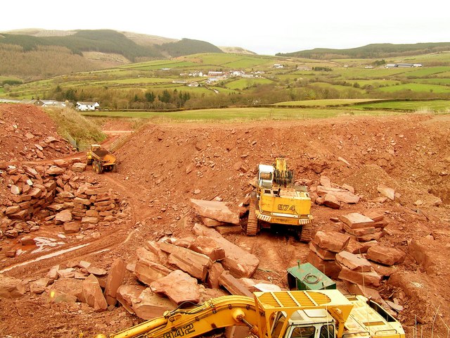 File:Sandstone Quarry - geograph.org.uk - 152757.jpg