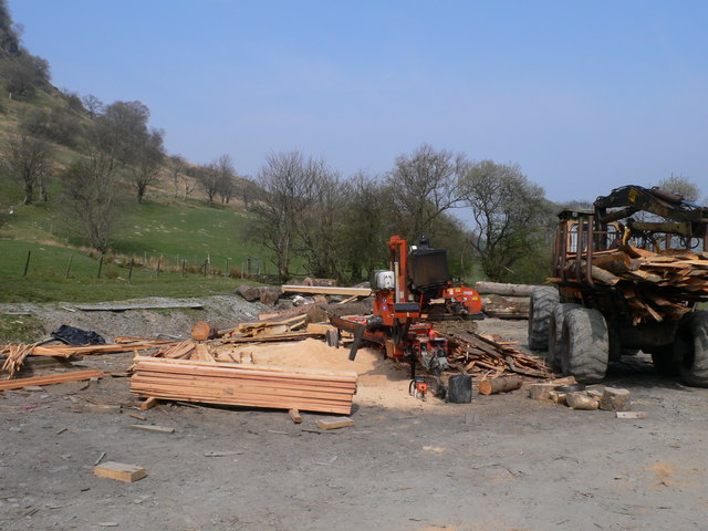 File:Timber Yard at Blaen-y-Cwm - geograph.org.uk - 401558.jpg