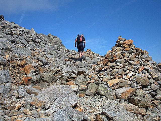 Towards the summit of Great Gable - geograph.org.uk - 892434
