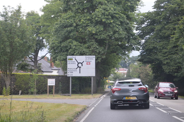 File:A283, northbound - geograph.org.uk - 5642787.jpg