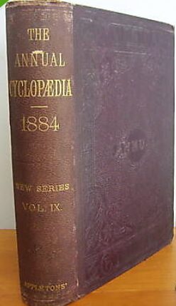 <i>Annual Cyclopaedia</i> Yearbook published by D. Appleton & Company