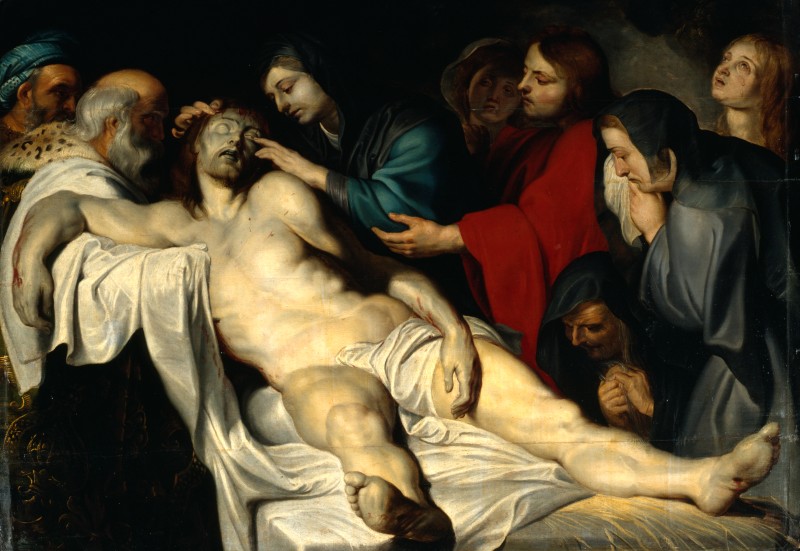 File:Artgate Fondazione Cariplo - (Scuola franco-fiamminga - XVII), Compianto del Cristo morto.jpg