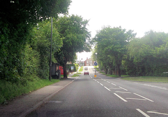 File:B6441 entering Ripley - geograph.org.uk - 3013295.jpg