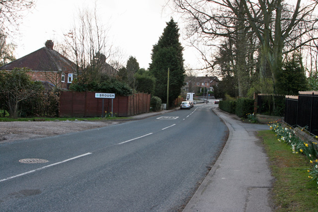 File:Cave Road enters Brough, East Yorks. - geograph.org.uk - 805788.jpg