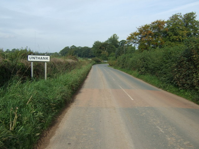 File:Entering Unthank - geograph.org.uk - 4694514.jpg