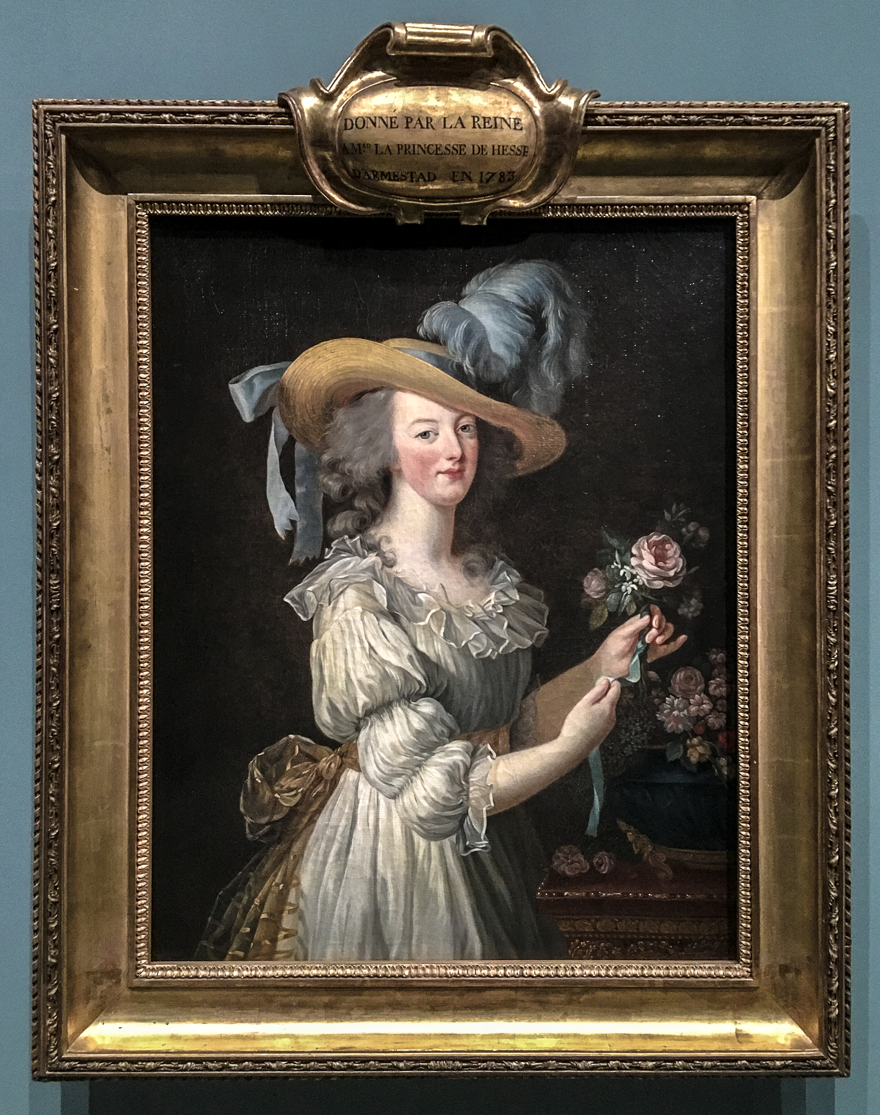 1783 – Élisabeth Louise Vigée Le Brun, Marie Antoinette in a Chemise Dress