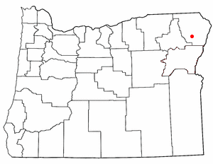 Location of Joseph, Oregon