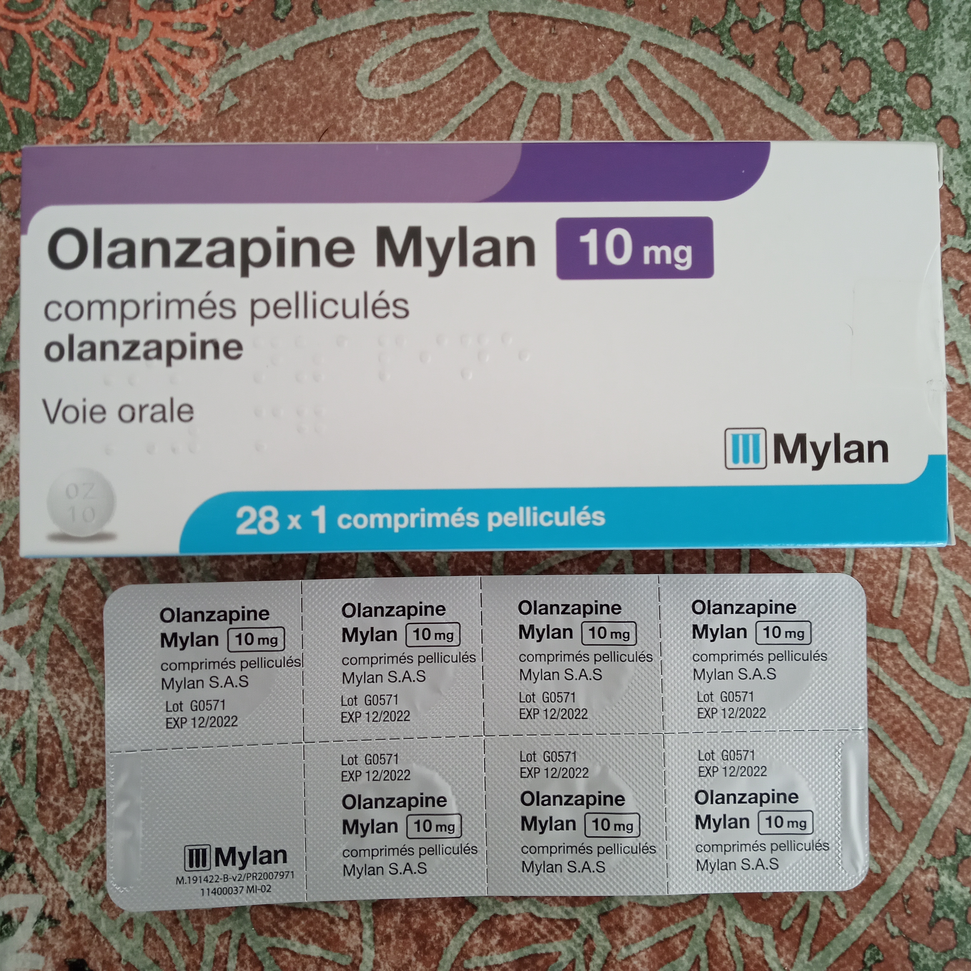 File:Olanzapine Mylan 10mg comprimés pelliculés.jpg - Wikipedia