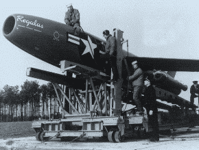 The rocket-launched SSM-N-8 Regulus cruise missile was used for one attempt to deliver mail