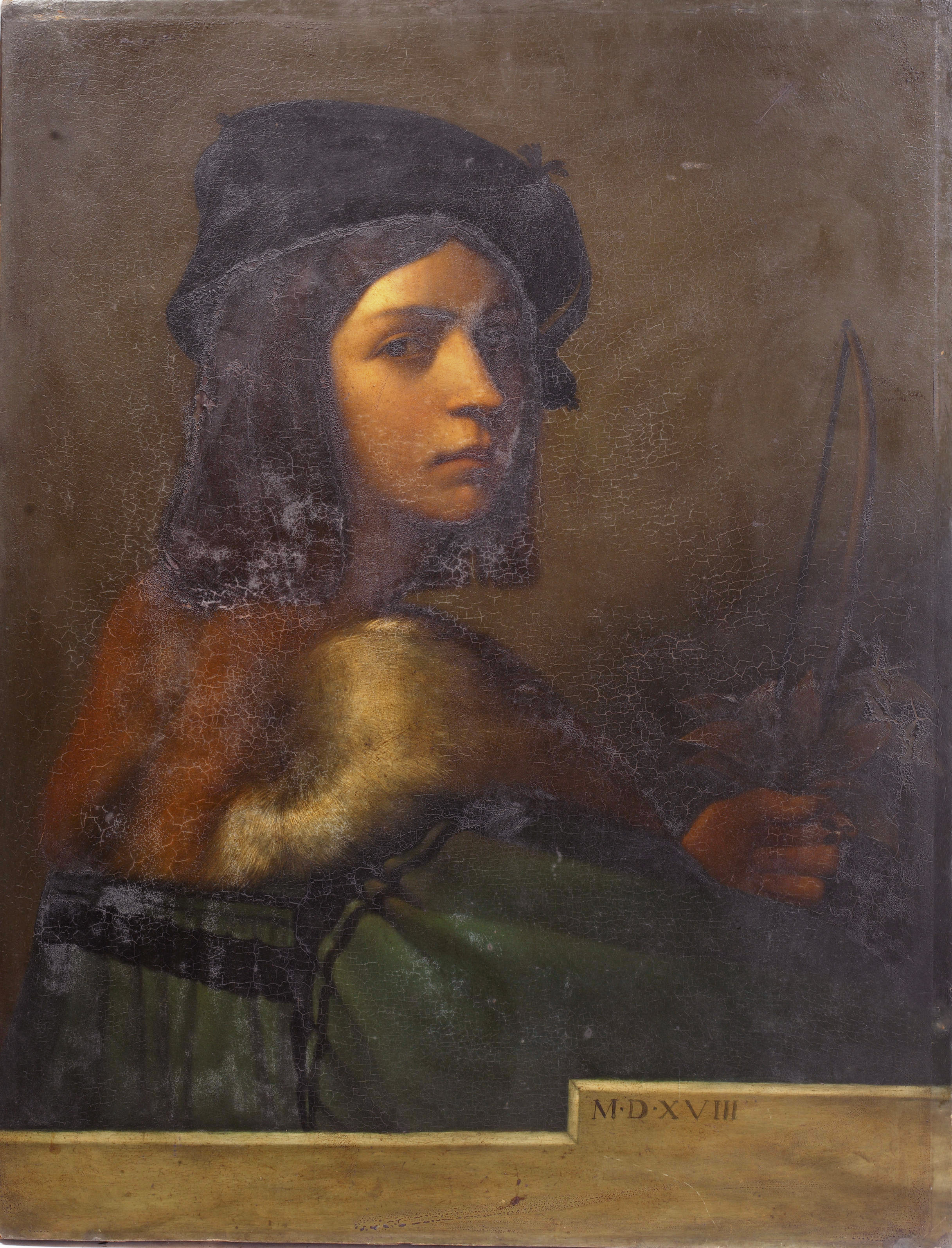 Copy of ''The Violinist'', sometimes claimed to be a self portrait