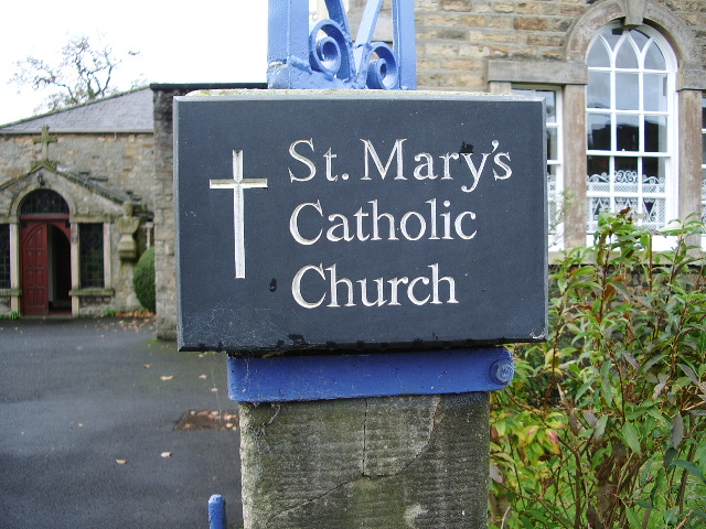 St_Mary's_Catholic_Church,_Hornby,_Sign_-_geograph.org.uk_-_611877.jpg