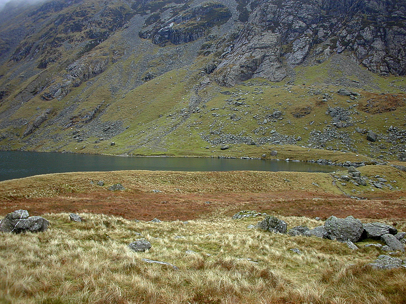 File:The eastern end of Llyn Cau - geograph.org.uk - 3294876.jpg