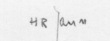 Signature of Hans Robert Jauss, 1972