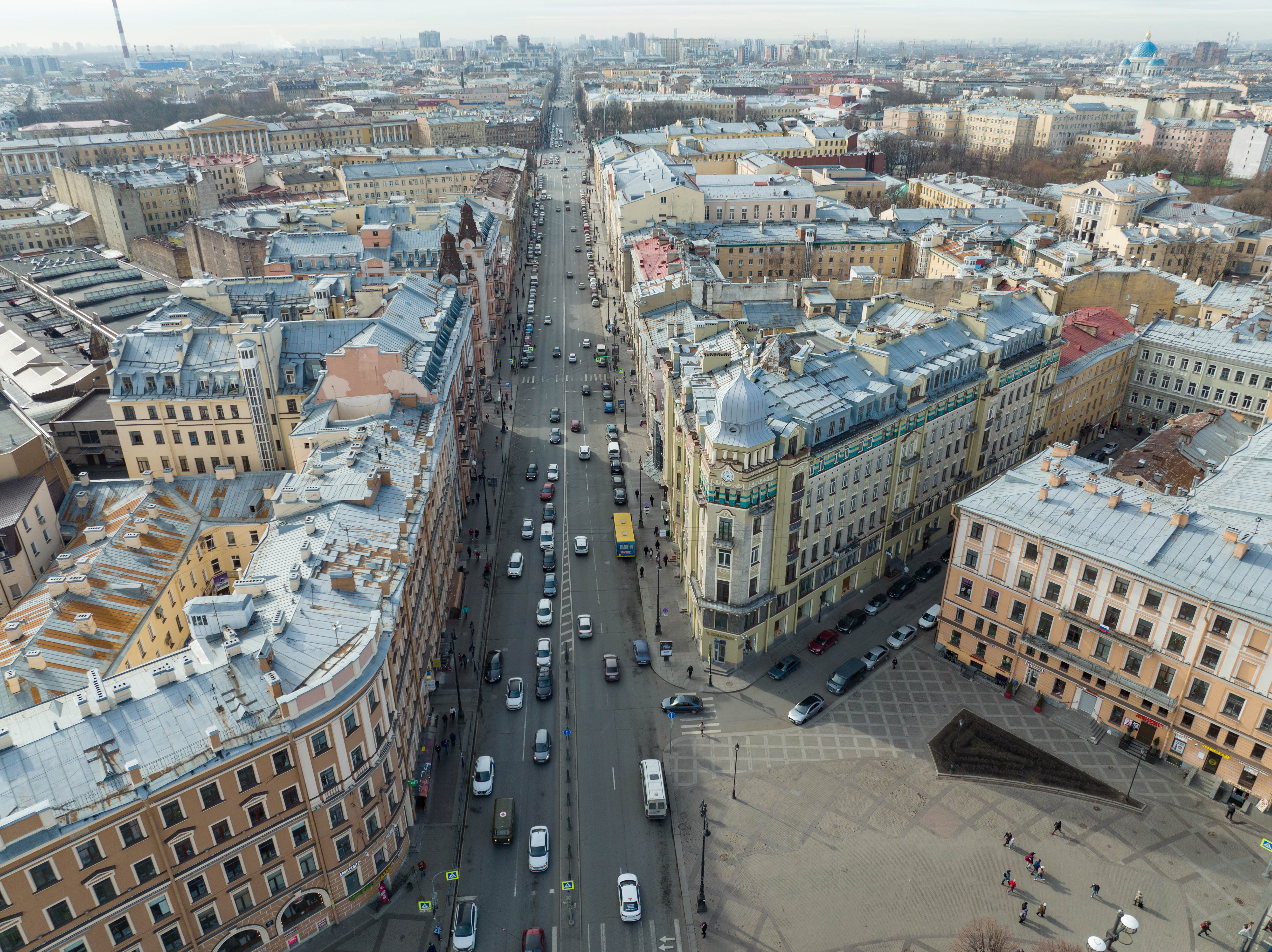 Файл:Санкт-Петербург, Московский проспект от Сенной площади сверху.jpg —  Википедия