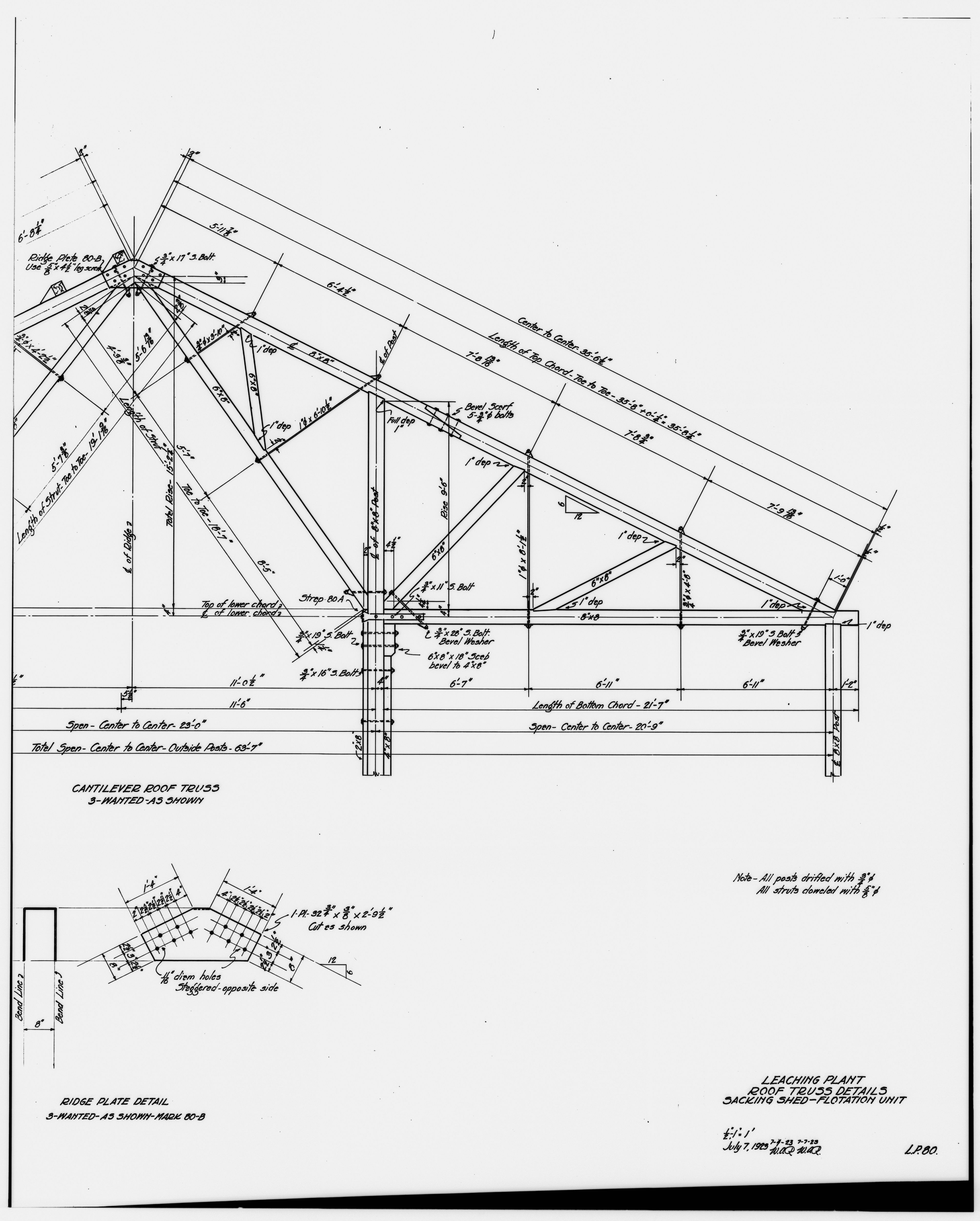 File:51. PHOTOCOPY OF DRAWING, AMMONIA LEACHING PLANT ROOF ...