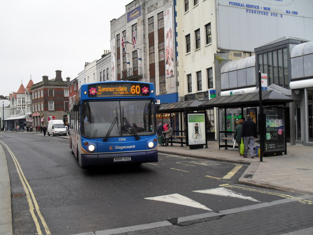 File:Bus for Summersdale in the High Street - geograph.org.uk - 1682891.jpg