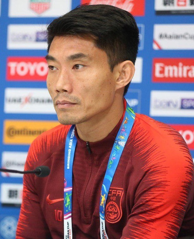 Zheng with [[China national football team|China]] at the [[2019 AFC Asian Cup]]