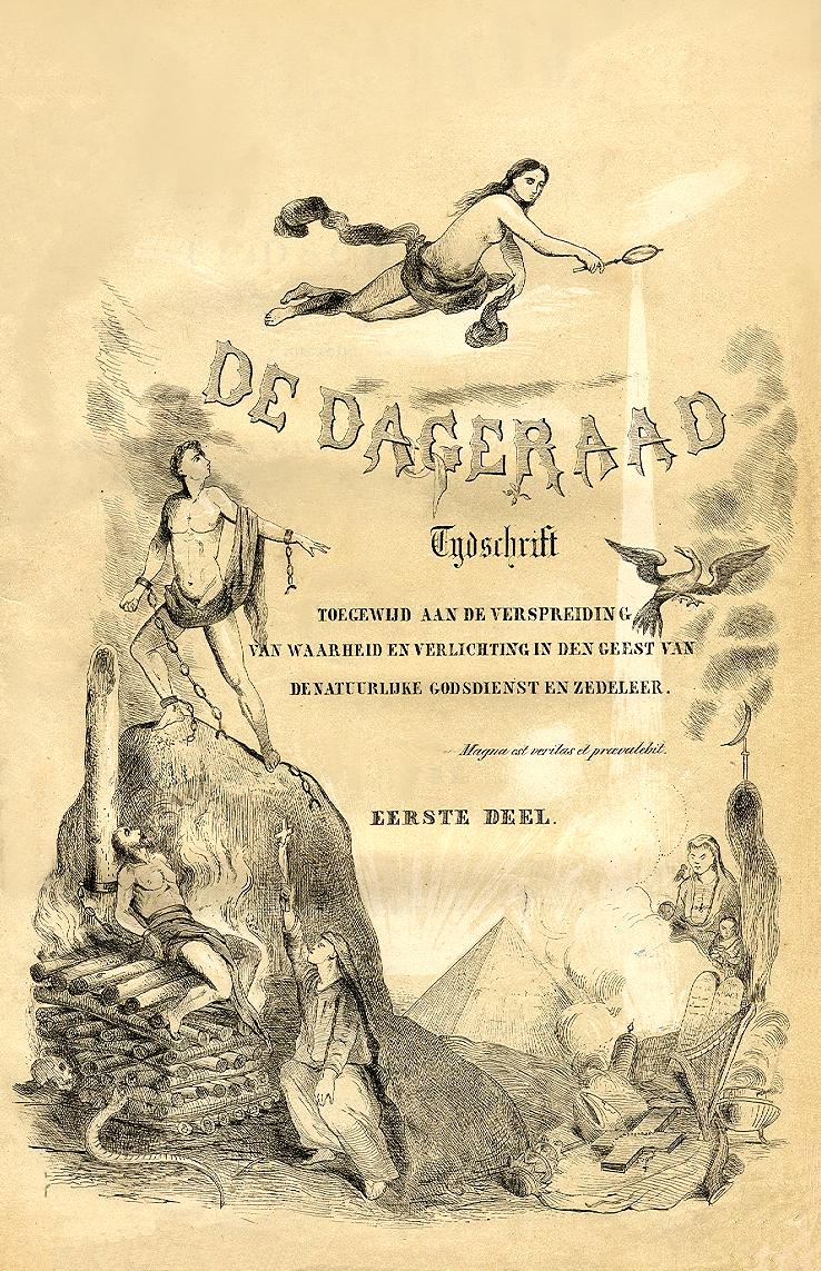 Cover of the first De Dageraad.