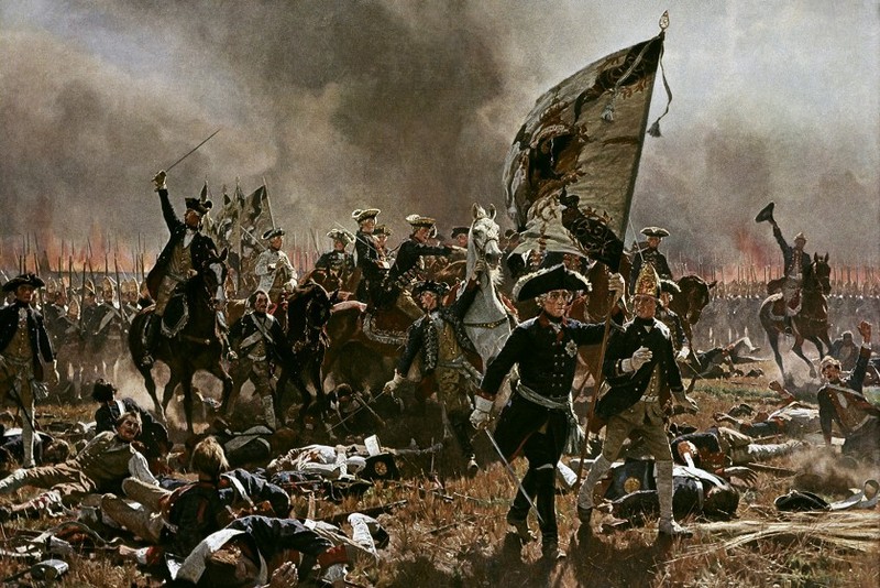 Файл:Frédéric le Grand à la bataille de Zorndorf.jpg — Википедия