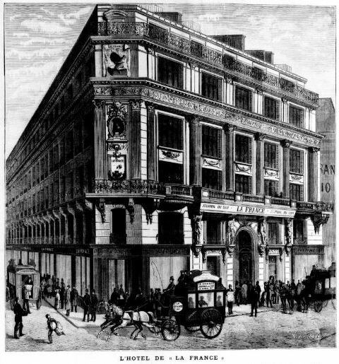 File:Hôtel du journal La France, rue Montmartre (La France, 1884-02-11).jpg