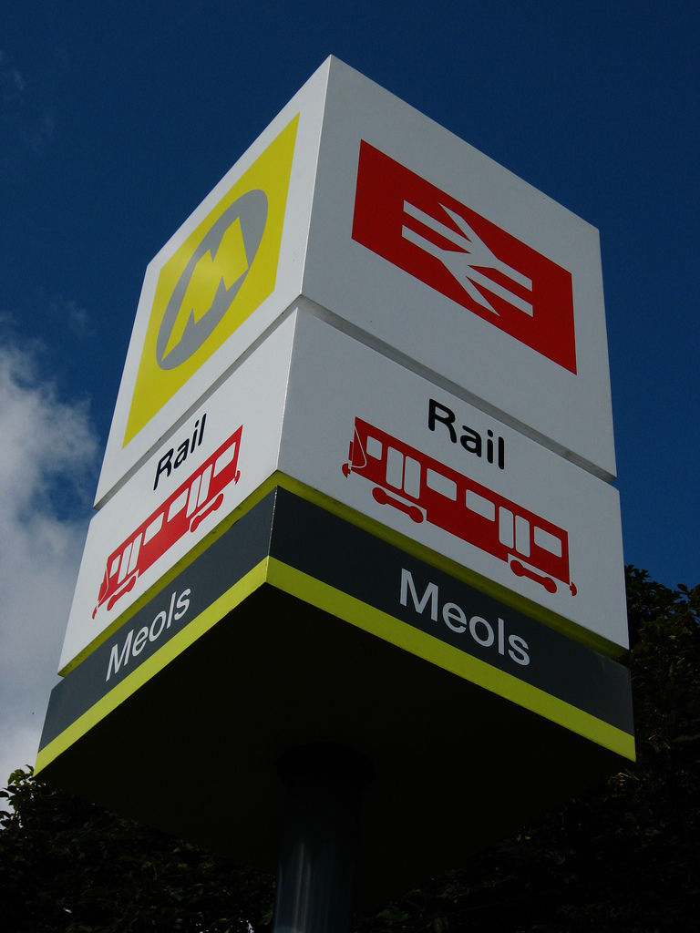 Meols railway station