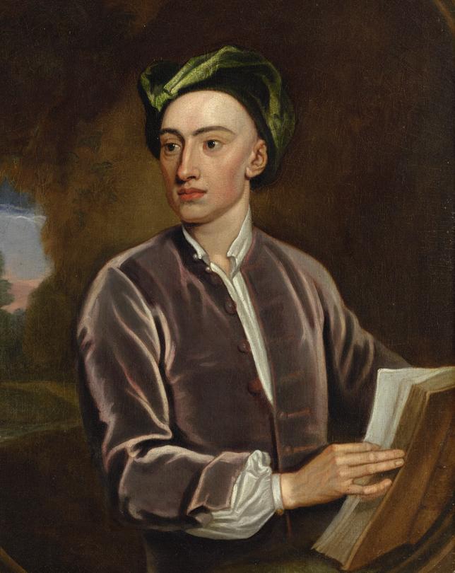 ''Portrait of Alexander Pope''. Studio of [[Godfrey Kneller