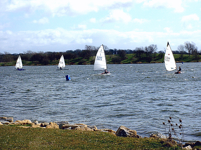 Sailing at Ferry Meadows, Peterborough - geograph.org.uk - 166064