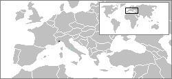 Location of Principato di Seborga