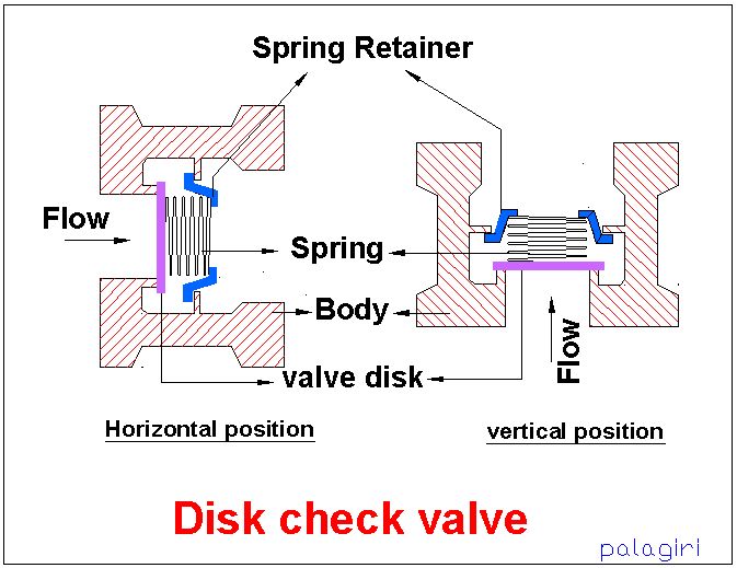 spring check valve