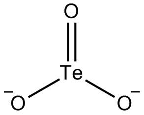 Tellurite (ion) Ion