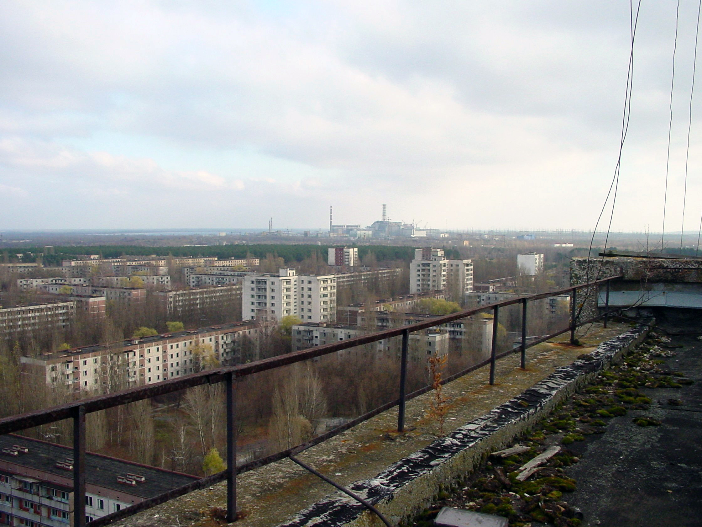 File View Of Chernobyl Taken From Pripyat Jpg Wikimedia Commons