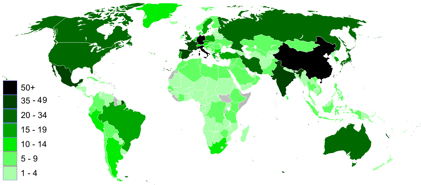 World Heritage Sites by country