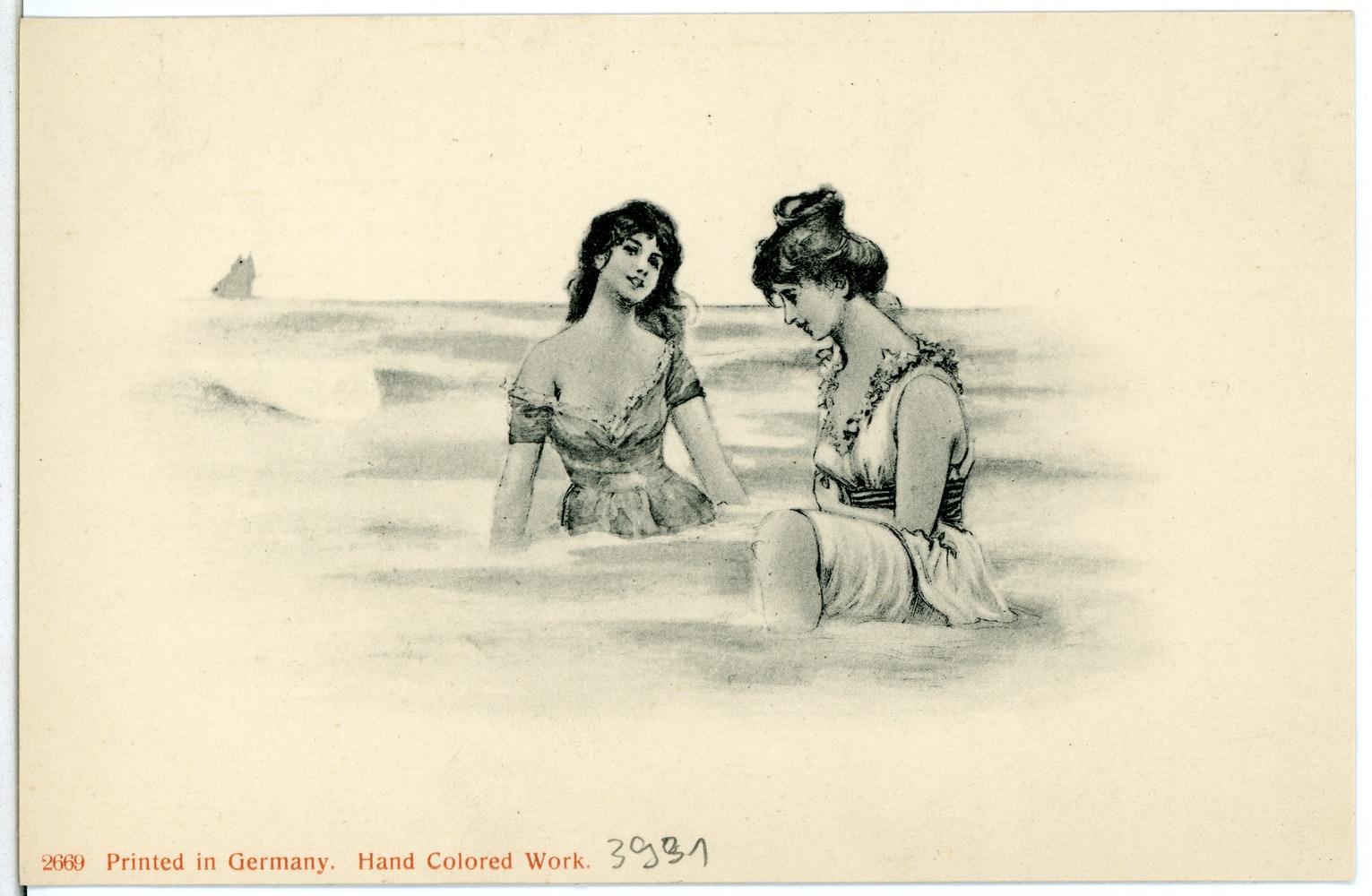 File:03991--1903-Frauen am Strand beim Bad-Brück & Sohn Kunstverlag.jpg -  Wikimedia Commons