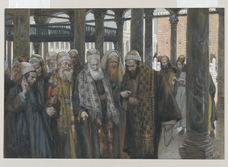 Brooklyn Museum - The Chief Priests Take Counsel Together (Les princes des prêtres se consultent) - James Tissot