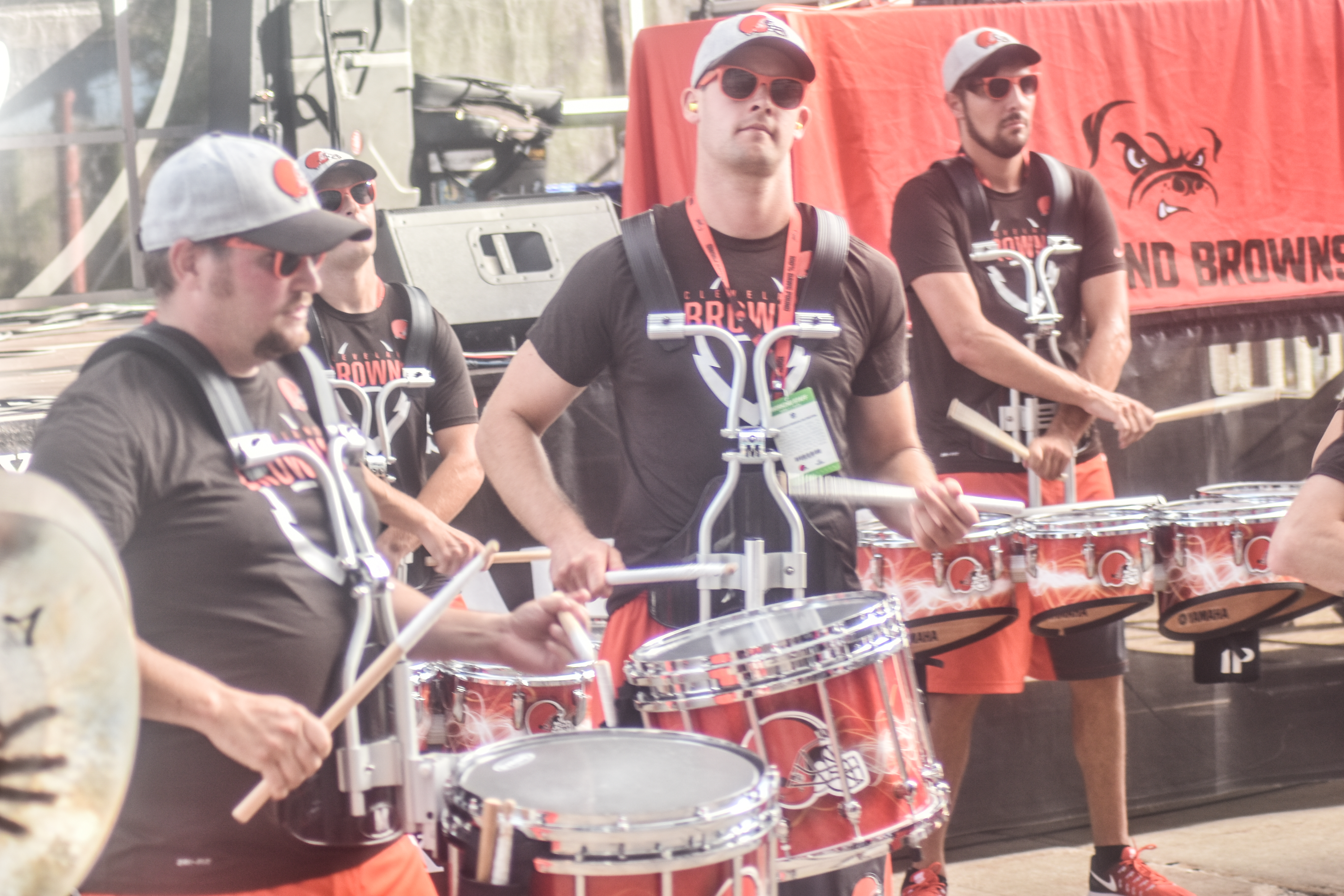 Behind the Cleveland Browns Drumline