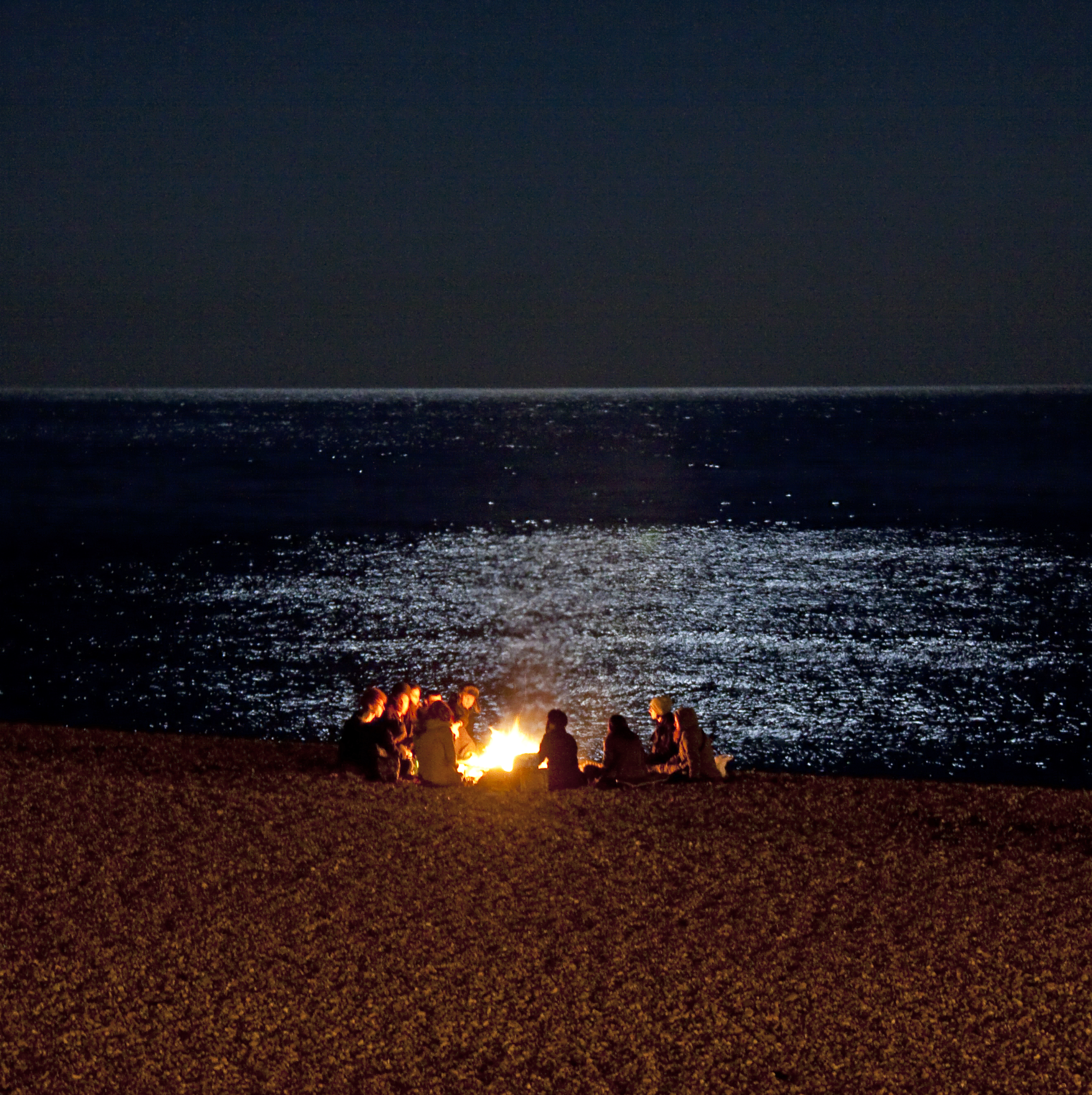 beach parties at night