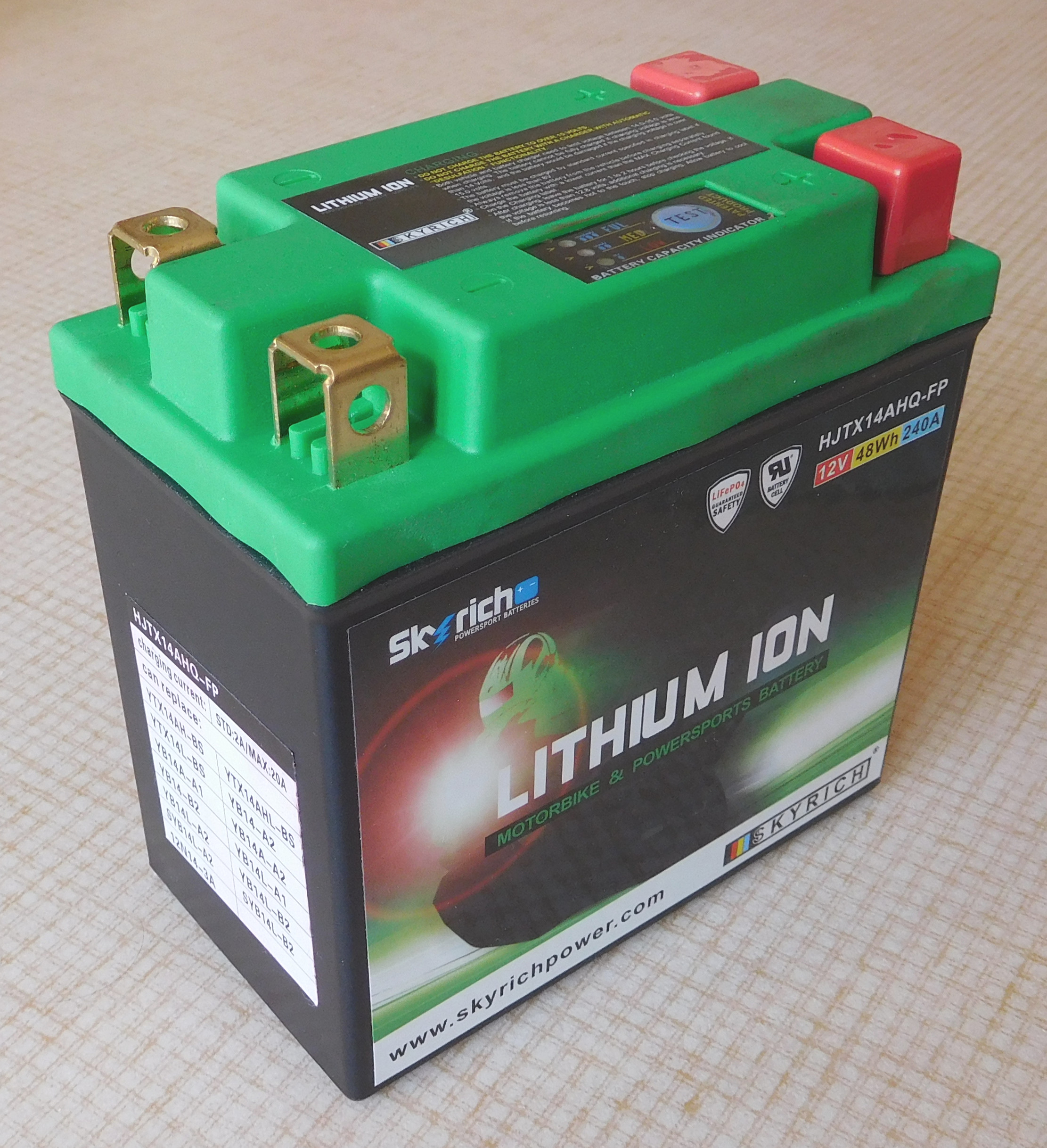 File:Lithium iron phosphate battery, 12 V, 48 Wh, 240 A.jpg - Wikipedia