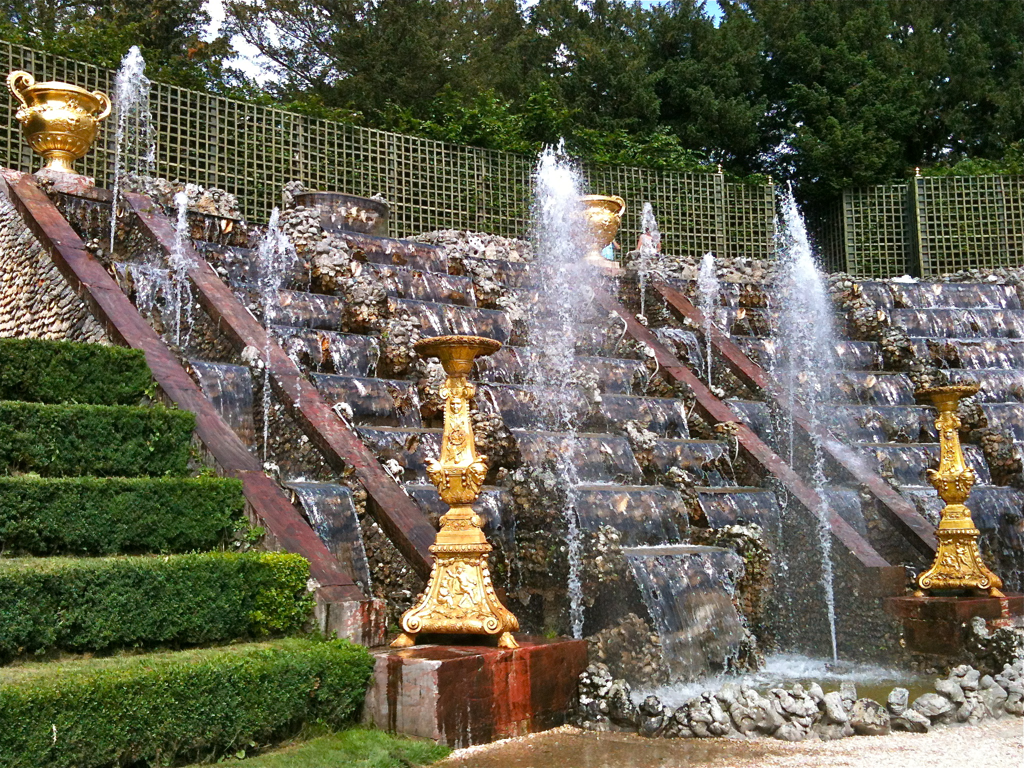 Боскет трех фонтанов Версаль