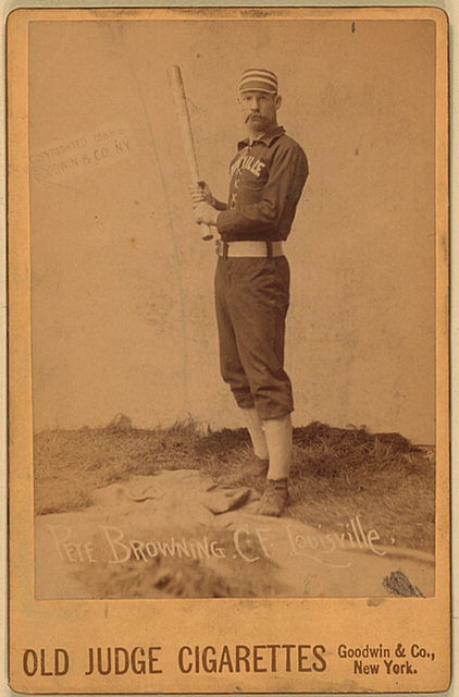 Pete browning cigarette card