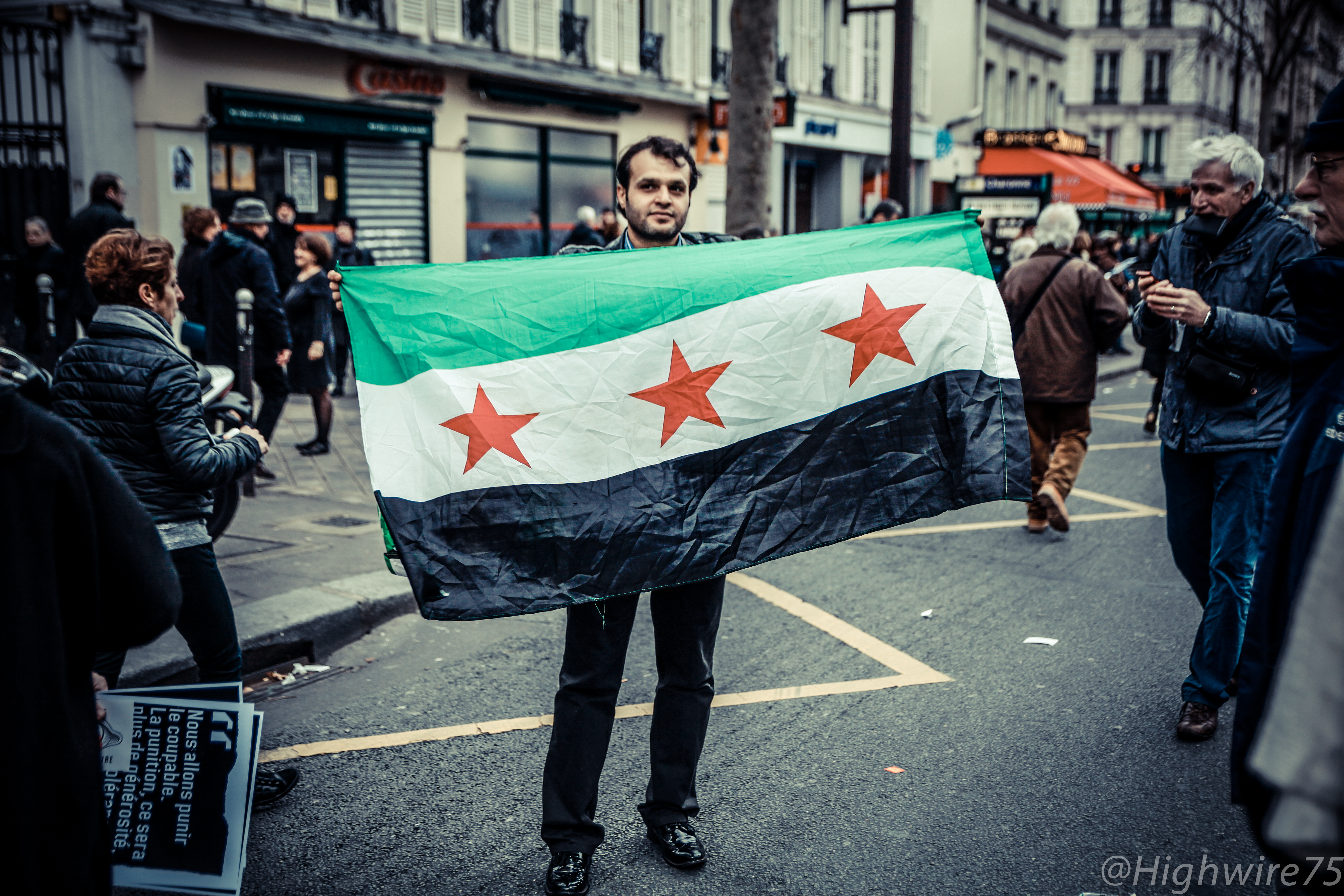 Syria Flag French Mandate Kingdom 1920 Alawite State Aleppo
